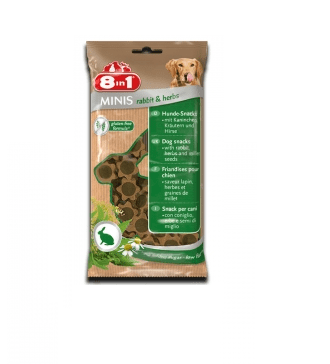 8in1 Minis - Лакомство за кучета с заешко и билки
