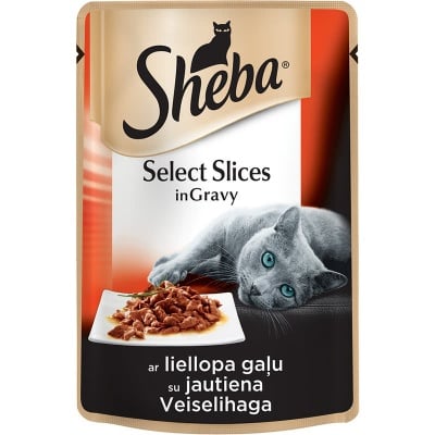 Пауч Sheba 85гр - различни вкусове