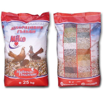 Храна за декоративни гълъби – ежедневна - 10.0кг;25.00кг