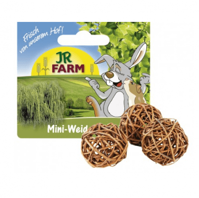 Мини ябълково топче увито с върба