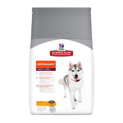 "Science Pla Canine Adult Performance" - Пълноценна храна с пилешко за кучета с повишени енергийни нужди