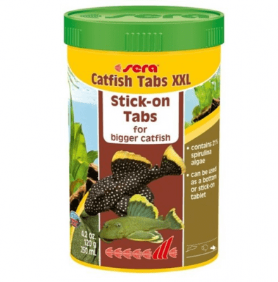 sera Catfish Tabs XXL - храна за големи дънни риби, 120 гр