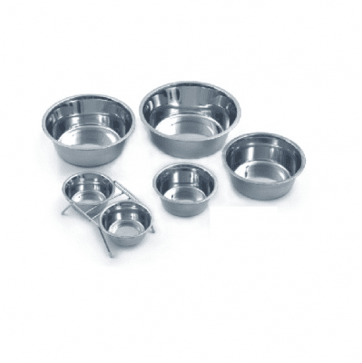 Купи за храна и вода с хромирано покритие за кучета и котки