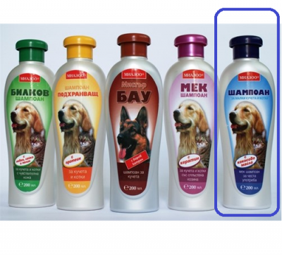 Шампоан за малки кученца и котенца с кокосово масло, 200 мл., Миазоо