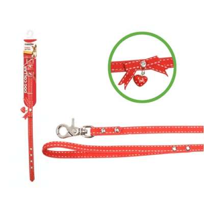 Повод + Нашийник за куче Ягодка