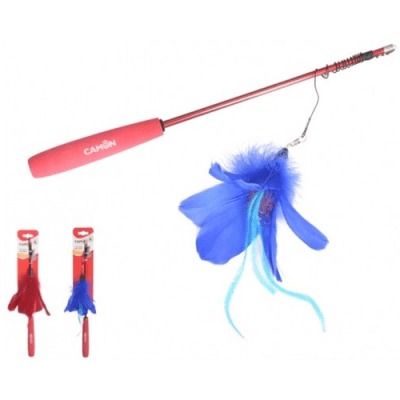Играчка за коте Въдица с перо - 96 см.