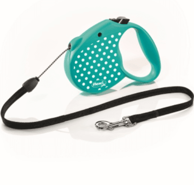 Автоматичен повод за куче Flexi Standard Dots S - 5м въже, до 12кг - различни цветове
