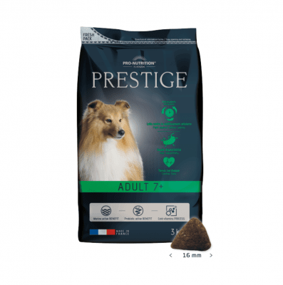 Храна за кучета от всички породи на възраст над 7 години Flatazor Prestige ADULT 7+, две разфасовки