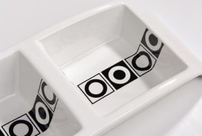 "Pet Products" - Двоен керамичен съд с поставка