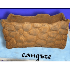 "Сандък А1214" - Керамична декорация за аквариум