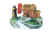 "QIAN HU" - Декорация за аквариум - Мост до дълга подводно течаща река