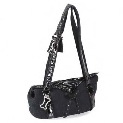 "Black Elegance" - Чанта за кучета и котки