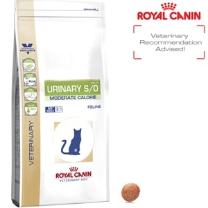 "Urinary S/O moderate calorie Cat" - Храна за котки със заболявания на долната част на уринарния тракт и с наднормено тегло