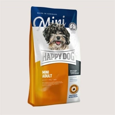 Happy Dog Adult Mini - Храна за дребни породи кучета /с тегло до 10кг/ над 1 година - две разфасовки