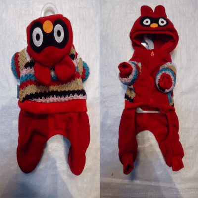 Спортен екип с качулка  и чорапи