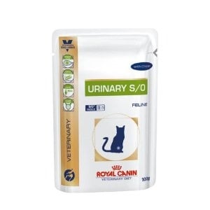 Royal Canin Urinary S/O Chicken - Pouch - заболявяане на долната част на уринарния тракт, уролитиаза при котки/с пилешко месо/ 100гр