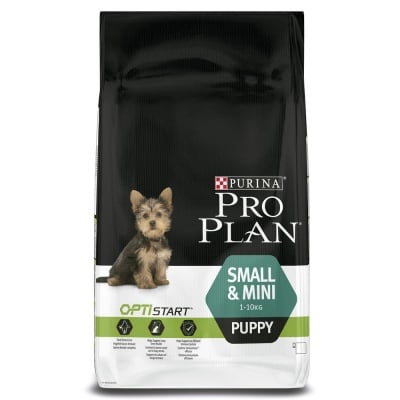 Суха храна за куче Purina PRO PLAN Opti Start Dog Small & Mini Puppy, с пилешко месо, 100ГР НАСИПНО