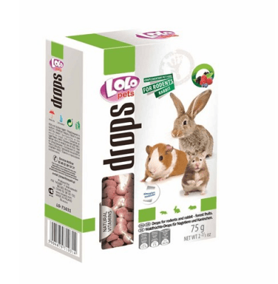 LOLO PETS Витамини за гризачи 75гр - различни вкусове