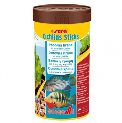 Храна за рибки Сichlids Sticks от Sera Германия - различни разфасовки
