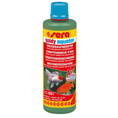 Sera goldy Aquatan /подобрител за вода за нуждите на златните рибки/-50мл;100мл