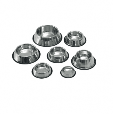 Купи за храна и вода - хром с гумена основа