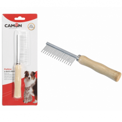 Двоен гребен - Дължина на зъбите: 25 мм / 11 мм Дължина на гребена: 17,5 cm