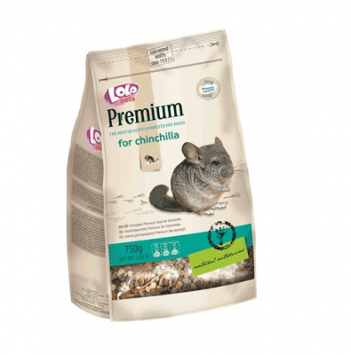 LOLO Premium food for chinchila - Пълноценна храна за чинчила 750гр
