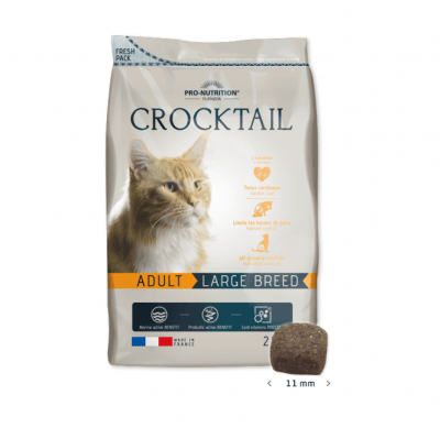 Храна за пораснали котки от едри породи Flatazor Crocktail ADULT Large Breed, две разфасовки