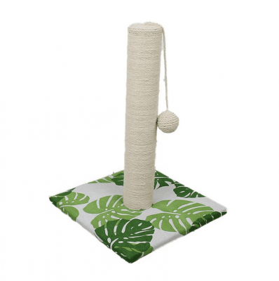 Драскало за коте Croci Green Leafs, 30/30/42 см