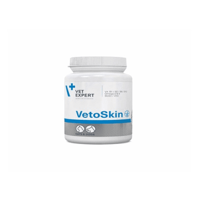 VetoSkin - Добавка за кучета и котки при всички типове дерматологични проблеми.- 60 таб. ; 90 таб.
