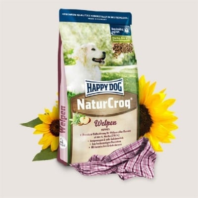 Премиум храна за кучета - Happy Dog Natur Croq für Welpen - три разфасовки