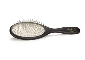 "JP" - Овална четка с къси метални зъбци