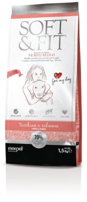 "SOFT § FIT" - Храна за кучета с пуешко месо и сьомга