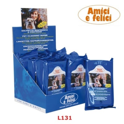 "Amici E Fеlici" - Мокри кърпи за кучета и котки