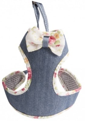 Нагръдник от дънков плат за кучета