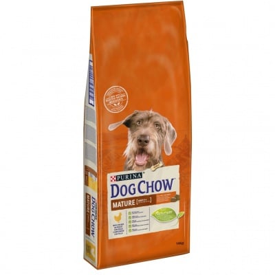 Суха храна за кучета над 5 години Purina DOG CHOW MATURE Chicken, с пилешко месо, 100ГР НАСИПНО