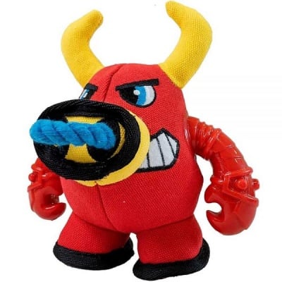 Играчка за куче Croci, червен бик, 18х12х12см