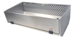 Вана за груминг от нераждаема стомана с челен отвор