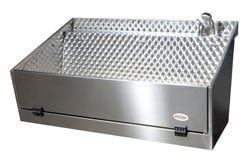 Голяма вана за груминг от неръждаема стомана с челно отваряне