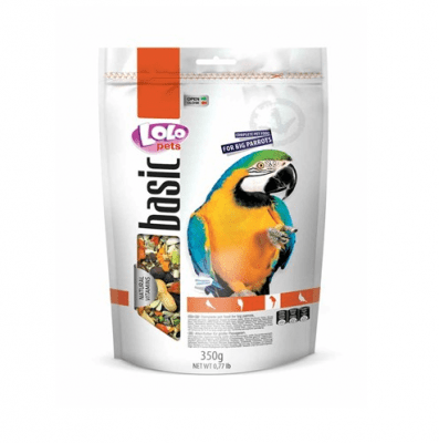 LOLO PETS Пълноценна храна за големи папагали