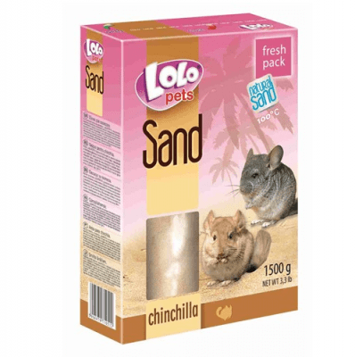 LOLO PETS ПЯСЪК ЗА ЧИНЧИЛА - две разфасовки