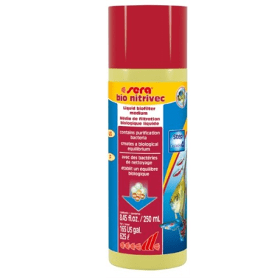 Sera Bio nitrivec - биологично пречистване на аквариум от нитрити, амоний, замърсявания