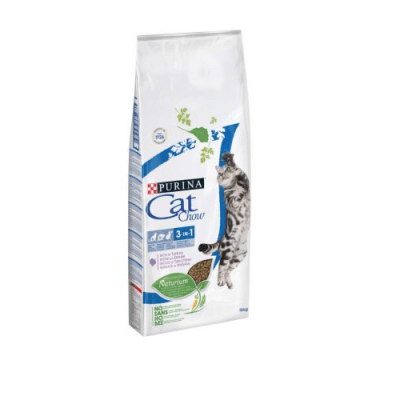 Cat Chow Special Care 3 в 1 с пуешко - Суха храна за котки с тройно действие: за здрави пикочни пътища, против космени топки и грижа за зъбите