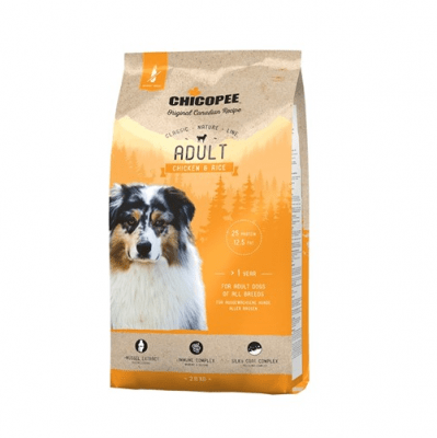 Храна за кучета Chicopee Classic Nature Adult над 12 месеца с пиле и ориз - 2.00кг, 15.00кг