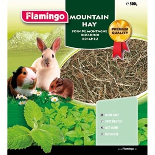 "Планинско сено с мента" - За морски свинчета и зайчета