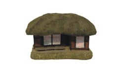 "QIAN HU" - Декорация за аквариум - Хавайска къщичка