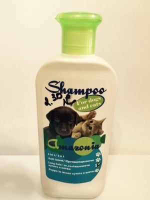Шампоан за дългокосмести кучета и котки Amazonia 200мл