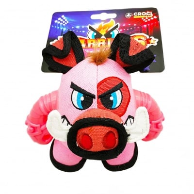 Играчка за куче Croci, розово прасе, 18х12х12см