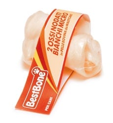 "BEST BONE" - Вързан кокал с бяла кожа 2бр.