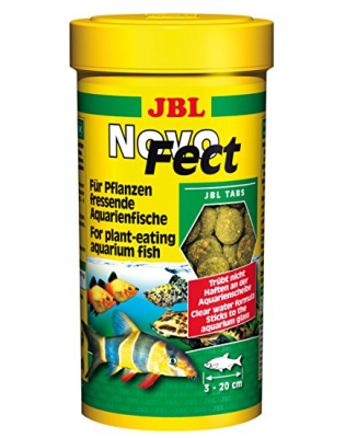 JBL NOVOFECT 100ML -ОСНОВНА ХР. ЗА РАСТИТЕЛНОЯДНИ РИБИ-ТАБЛЕТКИ